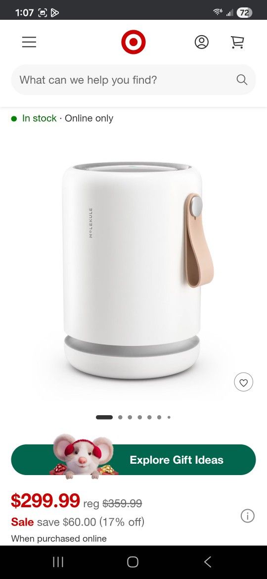 2 Molekule Mini Air Purifier