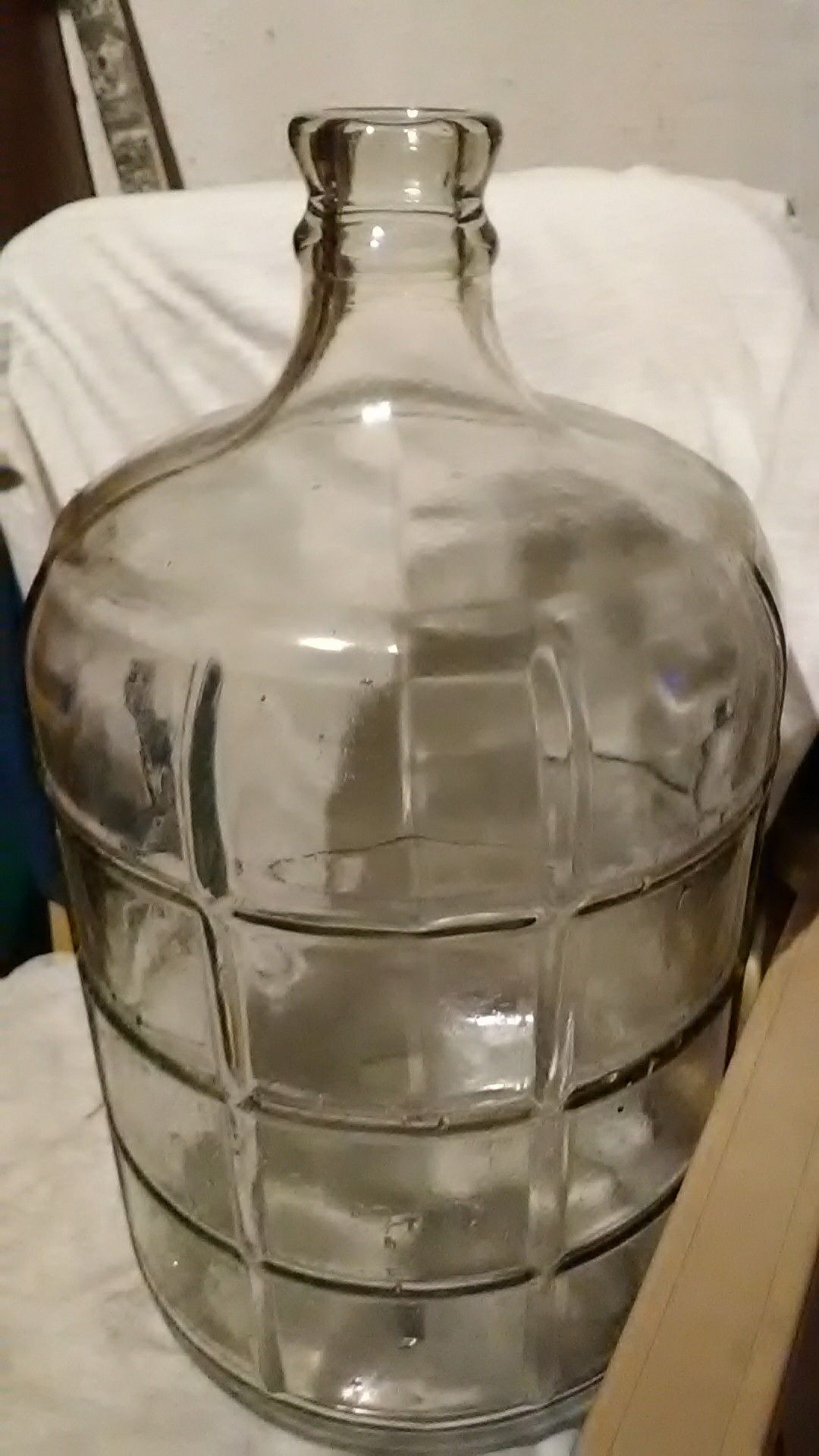 Giant glass bottle
