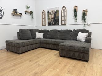 Gray Sectional Couch - Free Delivery