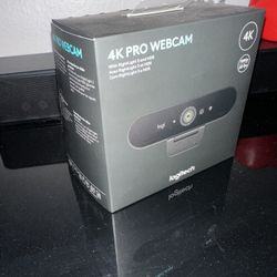 NEW LOGITECH 4K PRO WEBCAM WITH RIGHTLIGHT 3 AND HDR (contact info removed)90 BLACK FAST SHIP