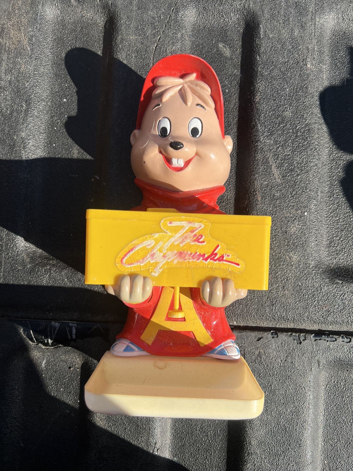 Vintage 1984 Helm Toy Soap Dispenser - Alvin - The Chipmunks 