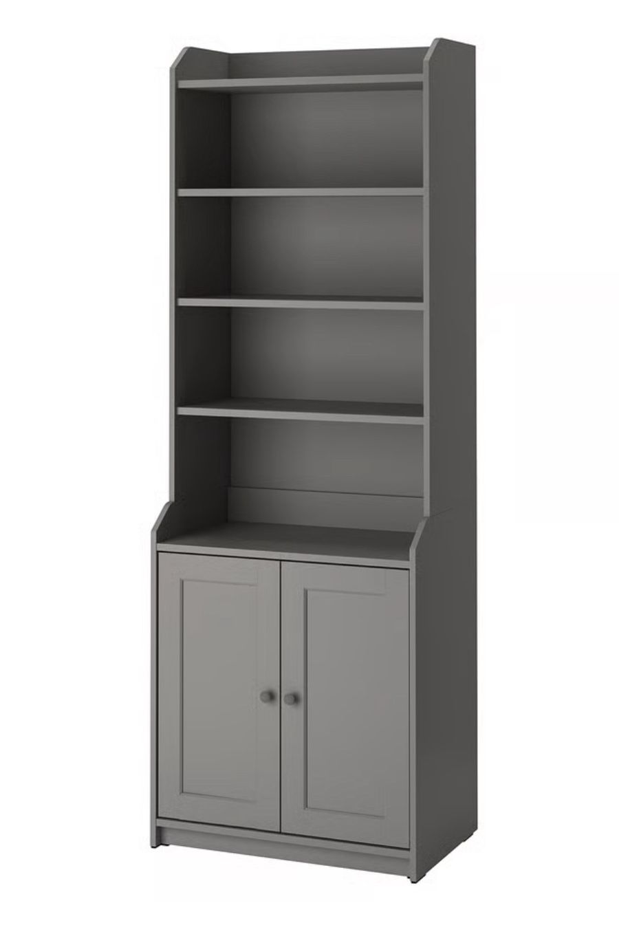 High cabinet with 2 doors, gray, 27 1/2x78 3/8 "