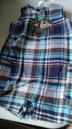 Blue overalls size 9 months