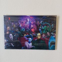 Horror Movies Poster Canvas 12" x 18"