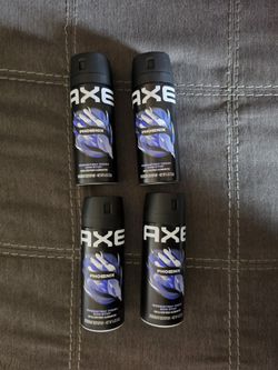 AXE DEODORANT BODY SPRAY $ 4 EACH 