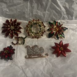 Beautiful Christmas Broaches!