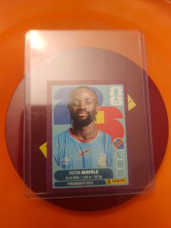 Rare 2026 World cup Panini Sticker: Piston Mayele purple border (COD18)