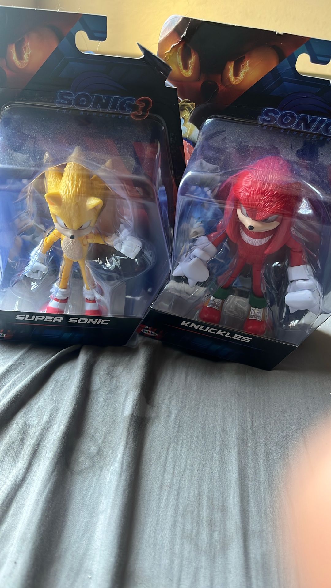 Sonic 3 5 Inch Super Sonic A Knuckles Figures