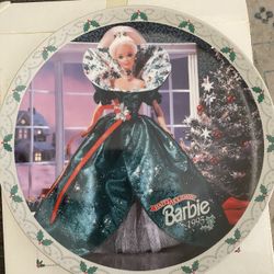 1995 happy holidays, Barbie limited edition plate