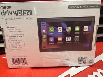 MIROIR  7” CARPLAY AND  ANDROID AUTO NEW  (( firm on price )))