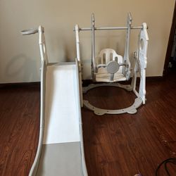 Toddler Swing And Slide Set