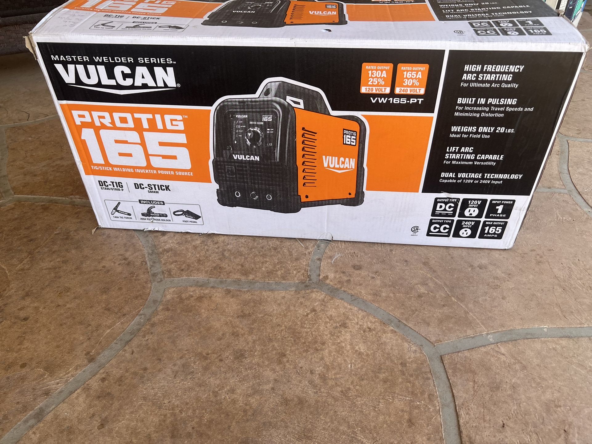 Vulcan ProTig 165 Tig Welder