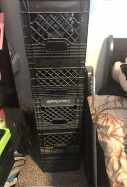 Milk crates $3.50 each