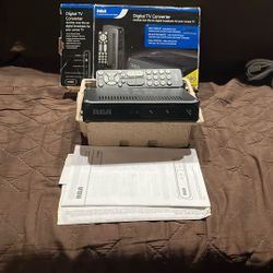 RCA Digital TV Converter with Remote Control
