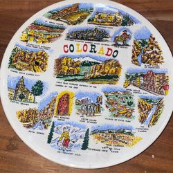 Colorado Souvenir Plate