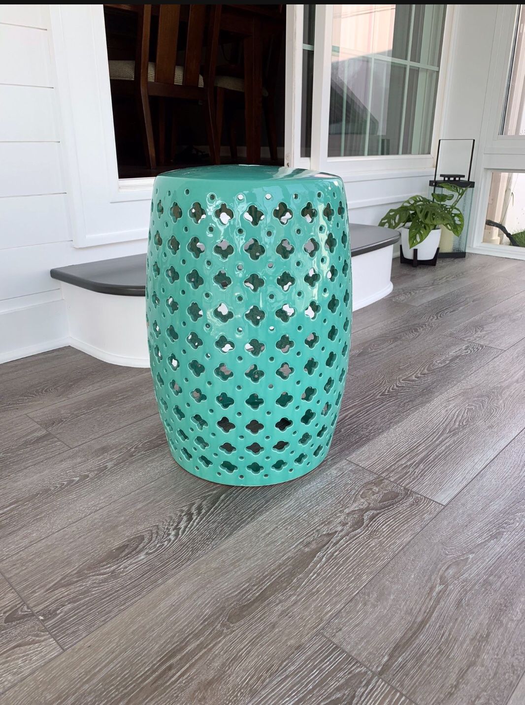 Ceramic Garden Stool / Side Table / End Table
