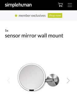Simple Human Wall Mount 5x Mirror
