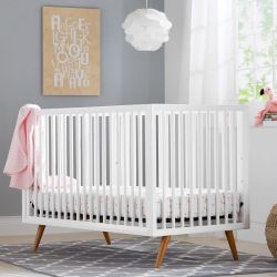 Contours/Kolcraft Roscoe 3-in-1 Convertible Crib (White, KF008-WHT1)