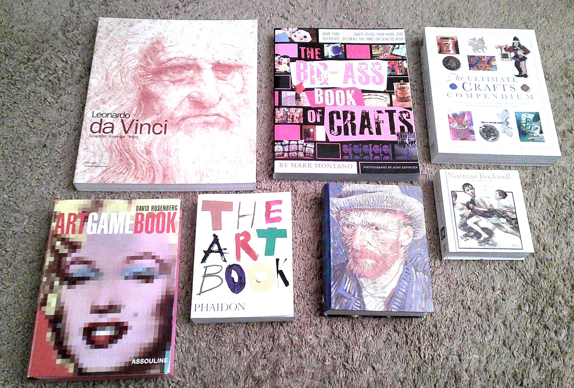 7 Brand New ART Books - $10 For All