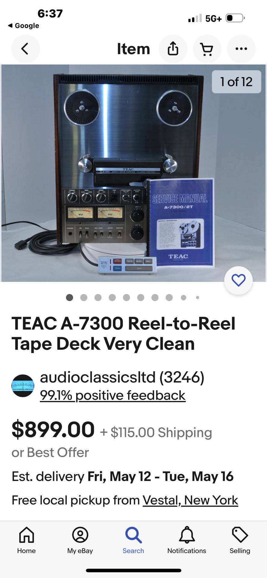 Teac-A7300 Reel to Reel Tape Recorder