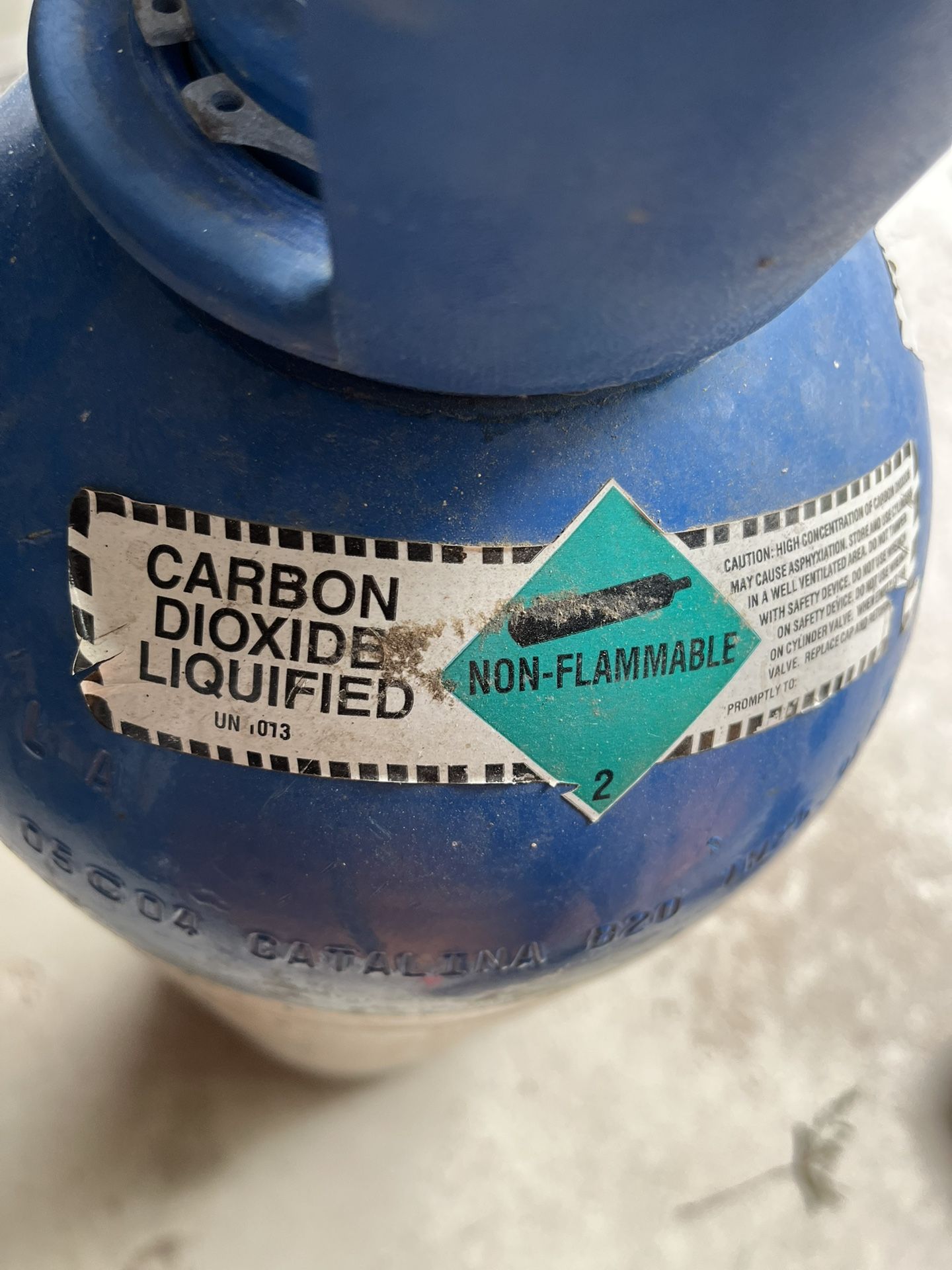 Carbon dioxide tank 20 lb