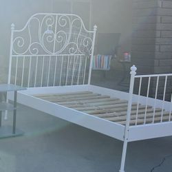 Table Full Bed Frame  Fridge Misc Items Please Read The description. 