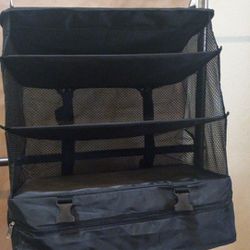 Brand New Portable Hanging Travel Organizer For Camping Shower Or Closet Large Space Also You Can Carry It Brand New