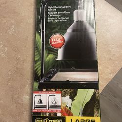 Light Dome Support Fixture For Reptile Light
