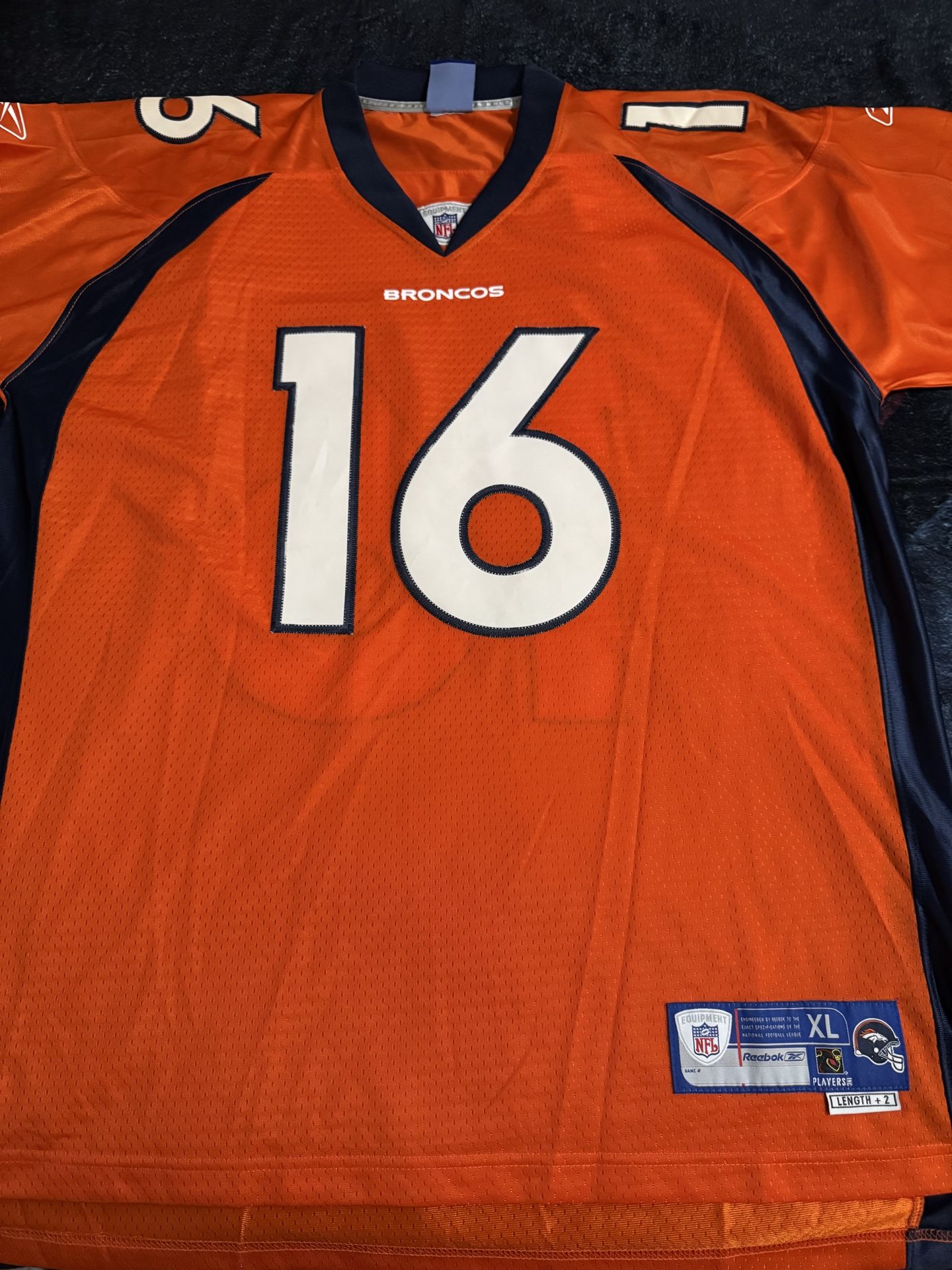 Denver Broncos Reebok Men's authentic football jersey of Plummer equipment very well taken care of