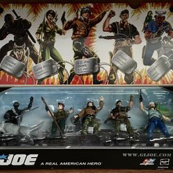 G.I. Joe 25th Anniversary 5-Pack Snake Eyes RARE Vintage