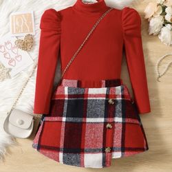 Girls 2 Piece Skirt Set 