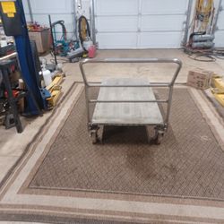 Heavy duty four wheel cart