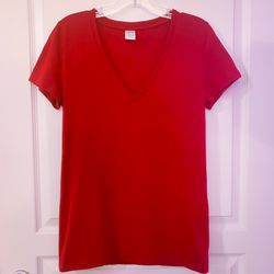 Victoria’s Secret VS PINK RED TEE, Size Large