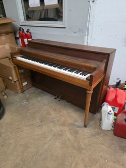 Piano, bring your own help to load up, works excellent just dusty