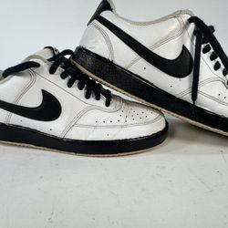 Nike Air Force 1 Low Men’s Size 10.5 White Black Sneakers DH2987-101