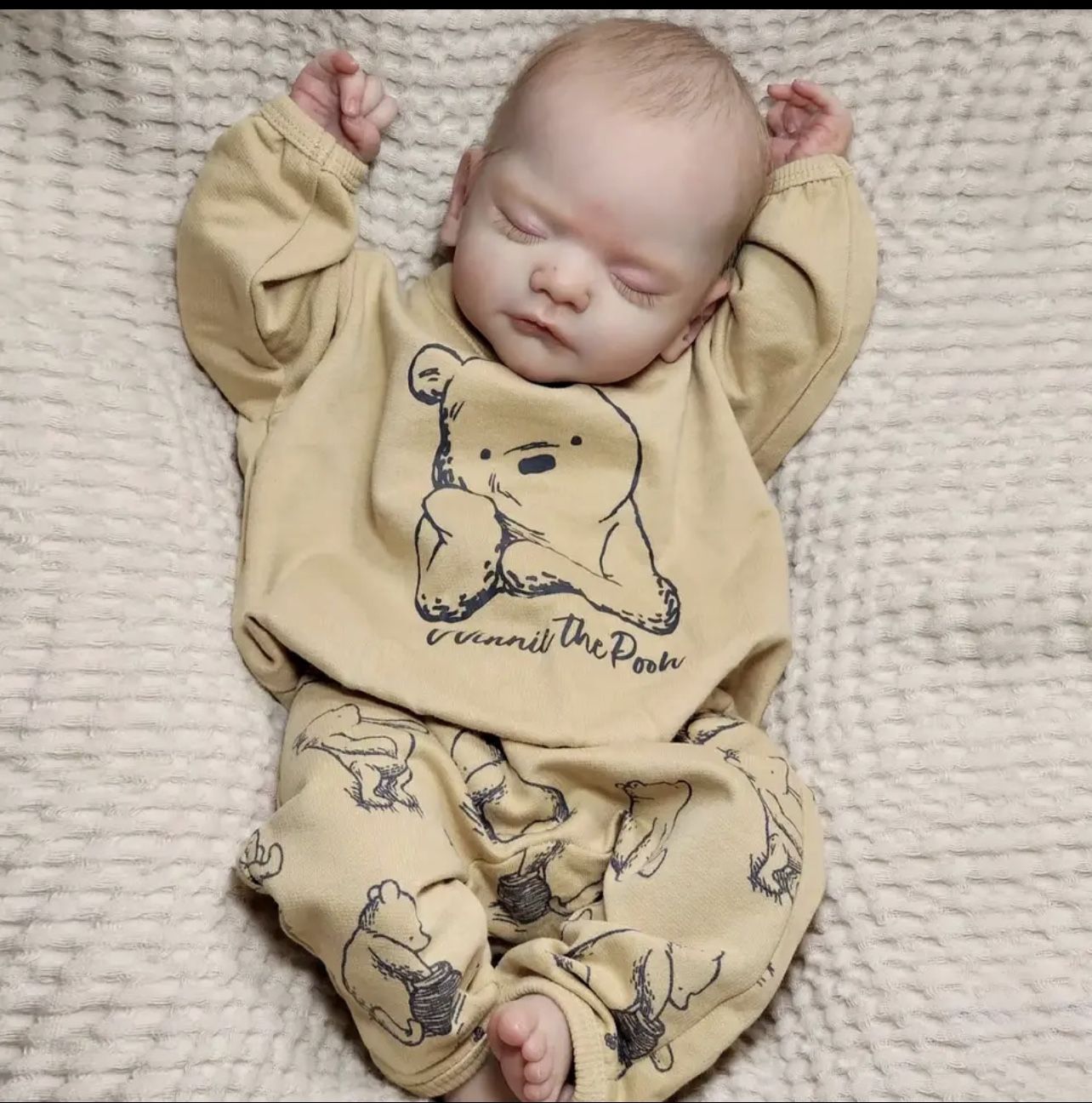 45cm Sam Bebê Reborn Finished 3D Painted Lifelike Realistic Soft Silicone Vinyl Reborn Baby Dolls