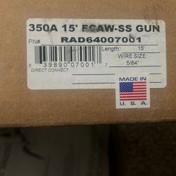 Radnor 350A 15’ Ft Flux Core Gun Rad(contact info removed)1