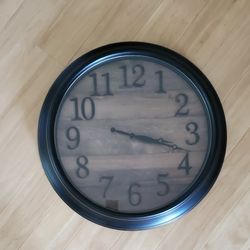 Large 22 Inch Rustic Look Clock