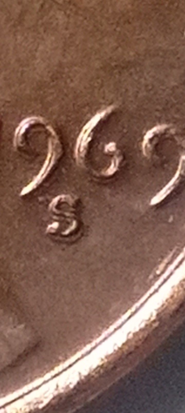 1969 S Double Die Penny