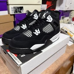 NIKE AIR JORDAN 4 WHITE THUNDER Sz 8 