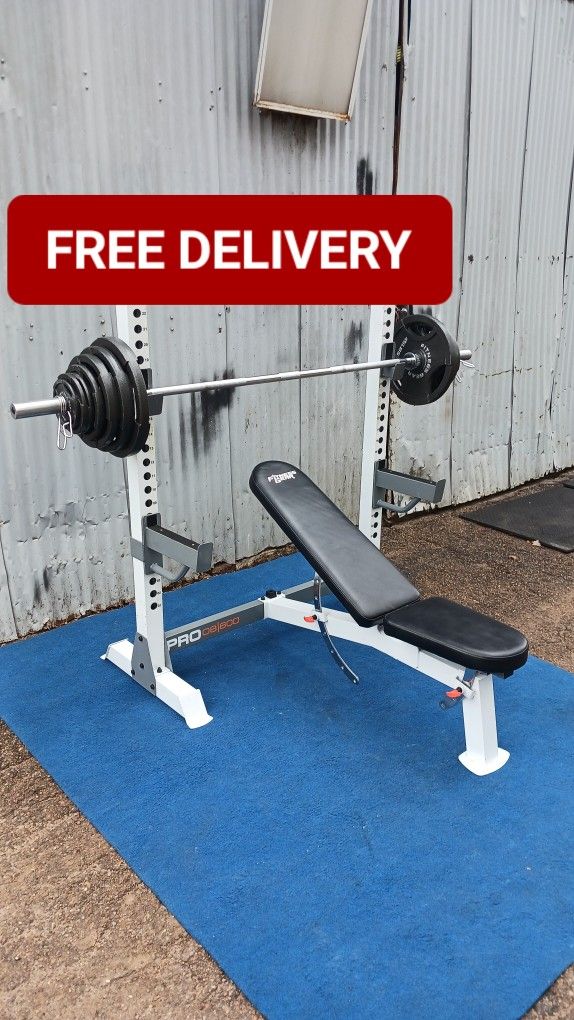 Fitness Gear Pro OB/600 Olympic weight bench / Gym / Gymnasio / Pesas / Fitness