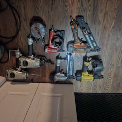 Lot Of Nail Guns 