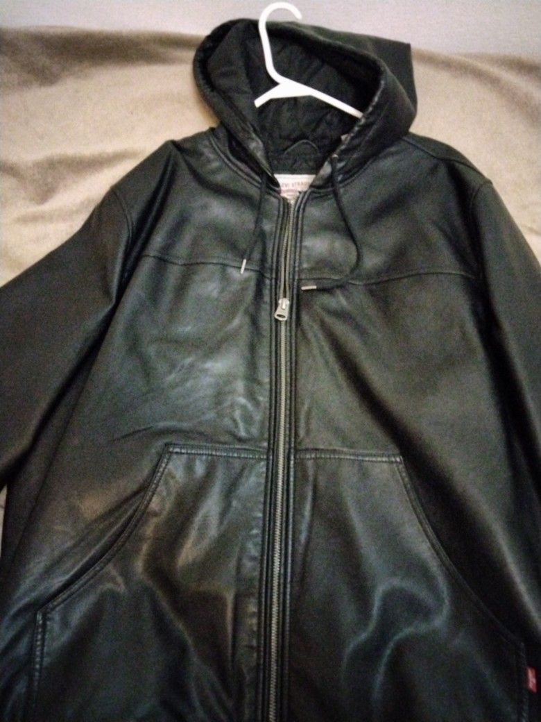 Black On Black Levi's Coat