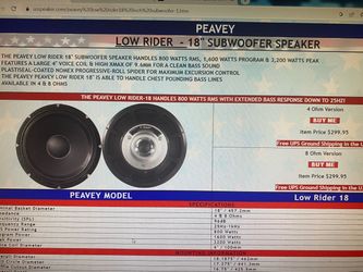 Pyle Pro Low Rider 18” subwoofer