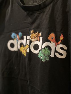 Adidas | Pokémon Pixeled Black Shirt