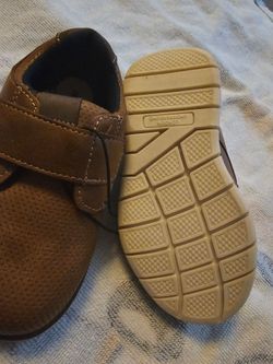 Kids Brown Velcro Casual Shoes