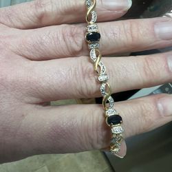 Sapphire/diamond Bracelet