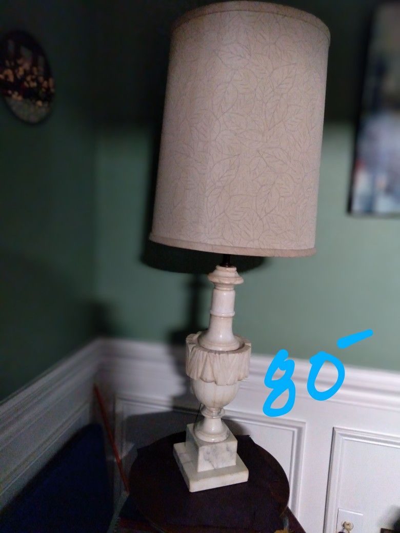 Antique Marble Lamp