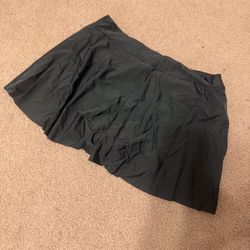 New xxl black short mini stretchy skirt skort Ruffle