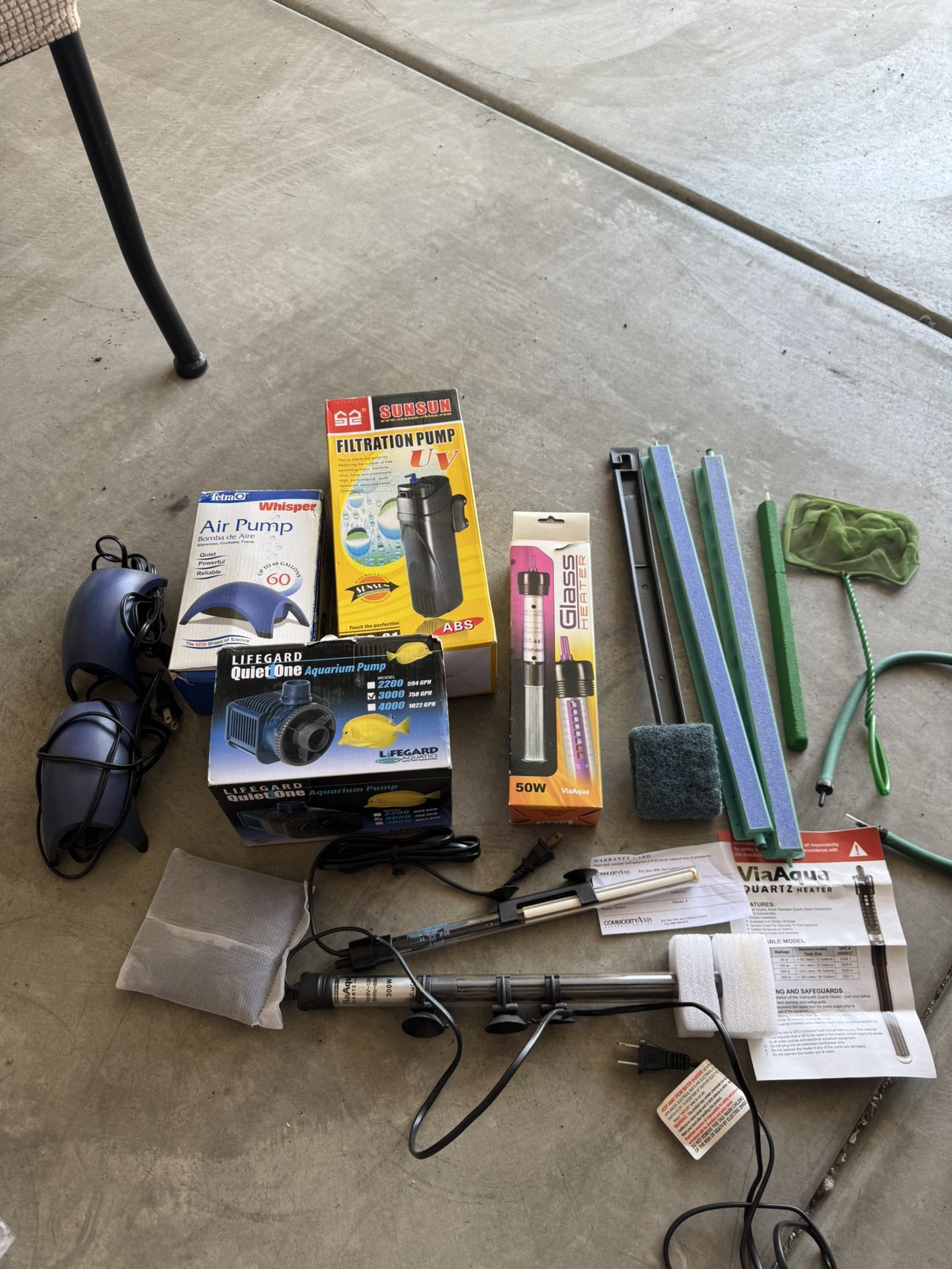 FOR SALE ; AQUARIUM EQUIPMENT